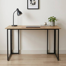 Компьютерный стол Ferrum-decor Ханна 75x100x60 черный ДСП Дуб Сан-Марино 32мм (FRD-103479)