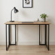 Компьютерный стол Ferrum-decor Ханна 75x100x60 черный ДСП Дуб Сан-Марино 32мм (FRD-103479) - фото 1