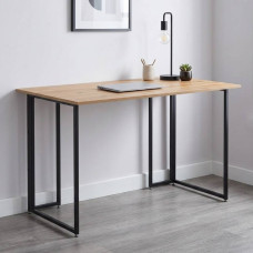 Компьютерный стол Ferrum-decor Ханна 75x120x60 черный ДСП Дуб Сан-Марино 32мм (FRD-103489)