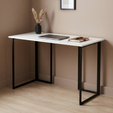 Письменный стол Ferrum-decor Ханна 75x140x70 черный ДСП Белое 16мм (FRD-103521)