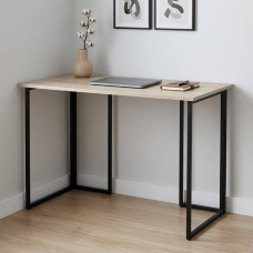 Письменный стол Ferrum-decor Ханна 75x140x70 черный ДСП Дуб Сонома 16мм (FRD-103522)