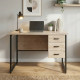 Компьютерный стол Ferrum-decor Гарри 75x140x70 черный ДСП Дуб Сан-Марино 16мм (FRD-103564) - фото 1