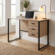 Компьютерный стол Ferrum-decor Гарри 75x140x70 черный ДСП Дуб Сан-Марино 32мм (FRD-103569) - фото 1