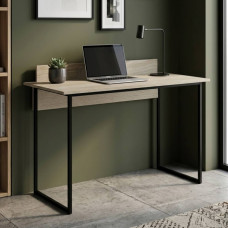 Письменный стол Ferrum-decor Скай 75x100x60 черный ДСП Дуб Сонома 16мм (FRD-103612)