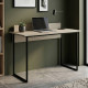 Письменный стол Ferrum-decor Скай 75x100x60 черный ДСП Дуб Сонома 16мм (FRD-103612) - фото 1