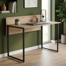Компьютерный стол Ferrum-decor Скай 75x100x60 черный ДСП Дуб Сан-Марино 16мм (FRD-103614)