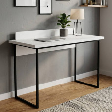 Письменный стол Ferrum-decor Скай 76x100x60 черный ДСП Белое 32мм (FRD-103616)