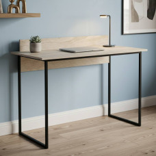 Письменный стол Ferrum-decor Скай 75x120x60 черный ДСП Дуб Сонома 16мм (FRD-103622)