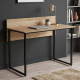 Компьютерный стол Ferrum-decor Скай 75x120x60 черный ДСП Дуб Сан-Марино 16мм (FRD-103624) - фото 1
