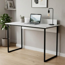 Письменный стол Ferrum-decor Скай 75x140x60 черный ДСП Белое 16мм (FRD-103631)