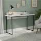 Письменный стол Ferrum-decor Скай 76x140x60 черный ДСП Белое 32мм (FRD-103636) - фото 1