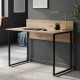 Компьютерный стол Ferrum-decor Скай 75x100x70 черный ДСП Дуб Сан-Марино 16мм (FRD-103644) - фото 1