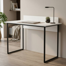 Письмовий стіл Ferrum-decor Скай 75x120x70 чорний ДСП Біле 16мм (FRD-103651)