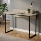 Письменный стол Ferrum-decor Скай 76x120x60 черный ДСП Дуб Сонома 32мм (FRD-103627) - фото 1