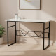 Письменный стол Ferrum-decor Раян 75x100x60 черный ДСП Белое 16мм (FRD-103671) - фото 1