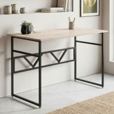 Компьютерный стол Ferrum-decor Раян 75x100x60 черный ДСП Дуб Сан-Марино 16мм (FRD-103674)