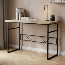 Письменный стол Ferrum-decor Раян 76x100x60 черный ДСП Дуб Сонома 32мм (FRD-103677)