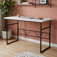 Письменный стол Ferrum-decor Раян 76x120x60 черный ДСП Белое 32мм (FRD-103686)