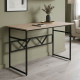 Компьютерный стол Ferrum-decor Раян 75x140x60 черный ДСП Дуб Сан-Марино 16мм (FRD-103694) - фото 1