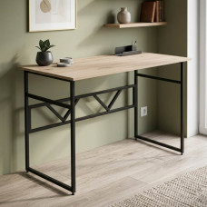 Компьютерный стол Ferrum-decor Раян 75x100x70 черный ДСП Дуб Сан-Марино 16мм (FRD-103704)