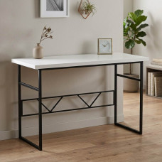 Письменный стол Ferrum-decor Раян 76x100x70 черный ДСП Белое 32мм (FRD-103706)