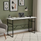 Письменный стол Ferrum-decor Раян 75x120x70 черный ДСП Белое 16мм (FRD-103711) - фото 1