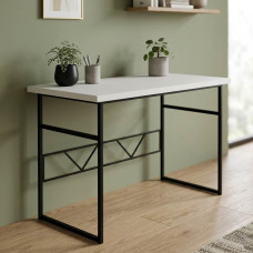 Письменный стол Ferrum-decor Раян 76x120x70 черный ДСП Белое 32мм (FRD-103716)
