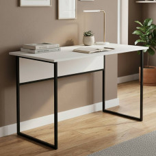 Письменный стол Ferrum-decor Коди 75x100x70 черный ДСП Белое 16мм (FRD-103761)