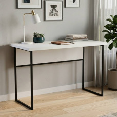 Письмовий стіл Ferrum-decor Коді 76x100x70 чорний ДСП Біле 32мм (FRD-103766)