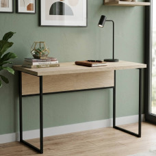 Письмовий стіл Ferrum-decor Коді 76x100x70 чорний ДСП Дуб Сонома 32мм (FRD-103767)