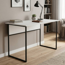 Письменный стол Ferrum-decor Коди 75x120x70 черный ДСП Белое 16мм (FRD-103771)
