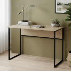 Письменный стол Ferrum-decor Коди 75x120x70 черный ДСП Дуб Сонома 16мм (FRD-103772)