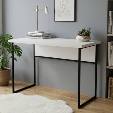 Письменный стол Ferrum-decor Коди 76x140x70 черный ДСП Белое 32мм (FRD-103786)