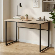 Компьютерный стол Ferrum-decor Коди 75x140x70 черный ДСП Дуб Сан-Марино 32мм (FRD-103789)