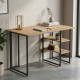 Комп'ютерний стіл Ferrum-decor Кевін 75x120x60 чорний ДСП Дуб Сан-Марино 32мм (FRD-103807) - фото 1
