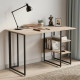 Компьютерный стол Ferrum-decor Кевин 75x140x60 черный ДСП Дуб Сан-Марино 16мм (FRD-103812) - фото 1