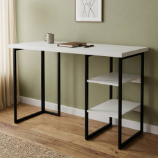Письменный стол Ferrum-decor Кевин 76x100x70 черный ДСП Белое 32мм (FRD-103823)