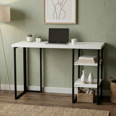Письменный стол Ferrum-decor Кевин 76x120x70 черный ДСП Белое 32мм (FRD-103832)