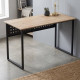 Компьютерный стол Ferrum-decor Майк 75x100x60 черный ДСП Дуб Сан-Марино 16мм (FRD-103850) - фото 1
