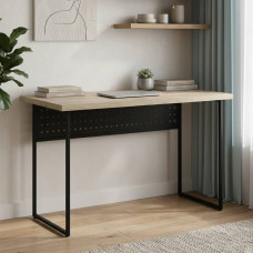 Письменный стол Ferrum-decor Майк 76x100x60 черный ДСП Дуб Сонома 32мм (FRD-103853)