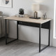Компьютерный стол Ferrum-decor Майк 75x100x60 черный ДСП Дуб Сан-Марино 32мм (FRD-103855) - фото 1