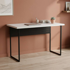 Письменный стол Ferrum-decor Майк 76x120x60 черный ДСП Белое 32мм (FRD-103862)
