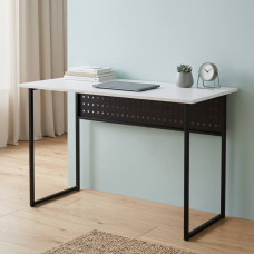 Письменный стол Ferrum-decor Майк 75x140x60 черный ДСП Белое 16мм (FRD-103867)