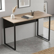 Компьютерный стол Ferrum-decor Майк 75x140x60 черный ДСП Дуб Сан-Марино 16мм (FRD-103870)
