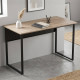 Компьютерный стол Ferrum-decor Майк 75x140x60 черный ДСП Дуб Сан-Марино 16мм (FRD-103870) - фото 1