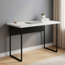 Письменный стол Ferrum-decor Майк 76x140x60 черный ДСП Белое 32мм (FRD-103872)