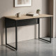 Компьютерный стол Ferrum-decor Майк 75x140x60 черный ДСП Дуб Сан-Марино 32мм (FRD-103875) - фото 1