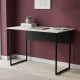 Письменный стол Ferrum-decor Майк 75x100x70 черный ДСП Белое 16мм (FRD-103877) - фото 1