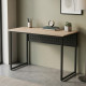 Компьютерный стол Ferrum-decor Майк 75x120x70 черный ДСП Дуб Сан-Марино 32мм (FRD-103895) - фото 1