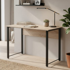 Компьютерный стол Ferrum-decor Курт 75x100x60 черный ДСП Дуб Сан-Марино 32мм (FRD-103912)